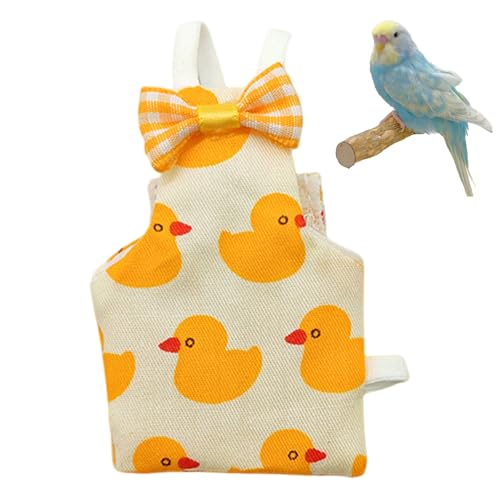 Vogelwindel, niedliche Wiederverwendbare gelbe Entenmuster -Taube Windel Mode praktischer Fluganzug mit Bugtaube, Cockatiel, Vogelwindeln, Kleidung, Accessoires von Hbbgdiy