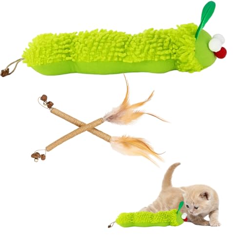 HcvGcm Katzenminze Spielzeug, Cat Toys, katzenzubehör, Katzenspielzeug Selbstbeschäftigung mit 1 Plüschkissen und 2 Kaustäbchen, Zahnpflege Katzen Spielzeug für Interaktives Spiel und Stressabbau HcvGcm Katzenminze Spielzeug, Cat Toys, katzenzubehör, Katzenspielzeug Selbstbeschäftigung mit 1 Plüschkissen und 2 Kaustäbchen, Zahnpflege Katzen Spielzeug für Interaktives Spiel und Stressabbau von HcvGcm