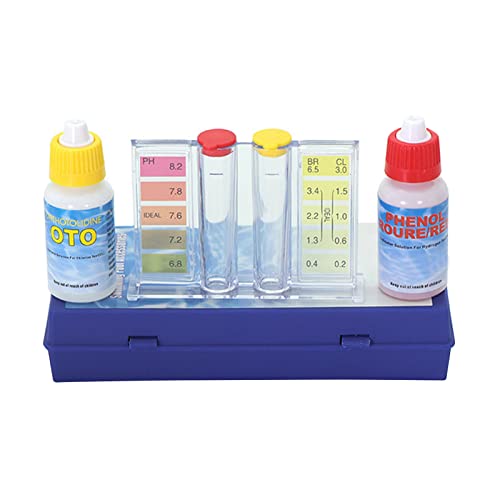 Headerbs Wasserqualitätstest Kit -Lösung Kit PVC Material Verwendet mit Reagenzgläser Farbvergleichsstreifen 17 in 1 für Aquarien Schwimmbäder oder Fische Headerbs Wasserqualitätstest Kit -Lösung Kit PVC Material Verwendet mit Reagenzgläser Farbvergleichsstreifen 17 in 1 für Aquarien Schwimmbäder oder Fische von Headerbs