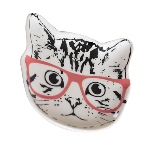 Healeved 1 Stück Kreative Katzenform Schmuckablage Vielseitiger Snackteller für Haustiere zur Aufbewahrung von Schmuck Münzen Attraktives Design für Zuhause Healeved 1 Stück Kreative Katzenform Schmuckablage Vielseitiger Snackteller für Haustiere zur Aufbewahrung von Schmuck Münzen Attraktives Design für Zuhause von Healeved