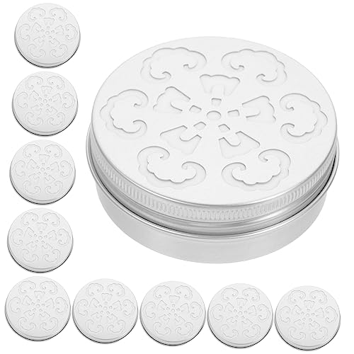 Healeved 10 Stück Teiliges Aluminium Aufbewahrungsdosen mit Schraubdeckel und Luftlöchern Leichter Aromatherapie Diffuser für Duftperlen für Wohnung Büro Yoga und Hundetraining Healeved 10 Stück Teiliges Aluminium Aufbewahrungsdosen mit Schraubdeckel und Luftlöchern Leichter Aromatherapie Diffuser für Duftperlen für Wohnung Büro Yoga und Hundetraining von Healeved
