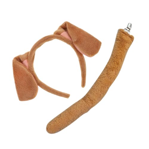 Healeved 1satz Puppy Cosplay Kostüm Tierkopfbedeckung Accessoire Für Geburtstagsfeiern Bühnenauftritte Weiche Materialien Für Hohen Tragekomfort Für Hunde Und von Healeved