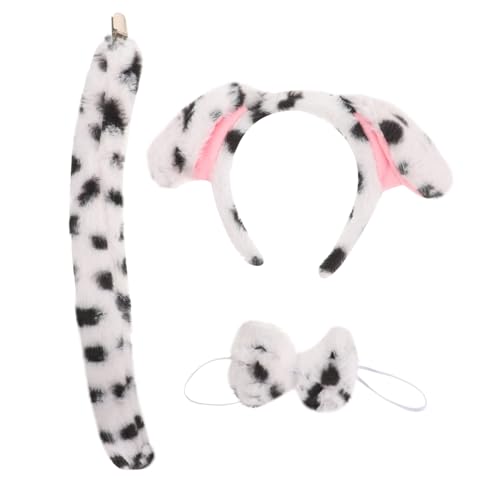 Healeved 2 Sets Pudding Hunde Stirnband Set Ohr Geburtstagszubehör Für Has Cosplay Hundekostüm Tier Stirnband Fliege Requisite Flauschiges Tierkostüm Tierschwanz Healeved 2 Sets Pudding Hunde Stirnband Set Ohr Geburtstagszubehör Für Has Cosplay Hundekostüm Tier Stirnband Fliege Requisite Flauschiges Tierkostüm Tierschwanz von Healeved