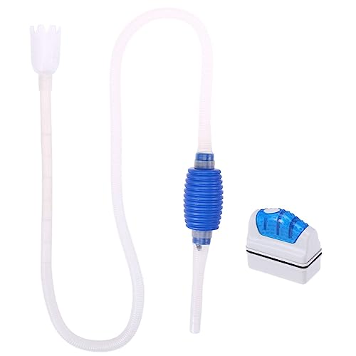 Healeved Aquarium-wasserreiniger Siphonpumpe Mit Magnetischer Bürste Zum Wechseln von Healeved
