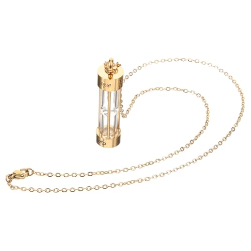 Healeved Glas-Halskette Für Haustier-Asche Mit Edelstahl-anhänger Elegantes Andenken-schmuckstück Poliert Und Langlebig Mit Offenem Design Für Einfüllen Von Asche Healeved Glas-Halskette Für Haustier-Asche Mit Edelstahl-anhänger Elegantes Andenken-schmuckstück Poliert Und Langlebig Mit Offenem Design Für Einfüllen Von Asche von Healeved