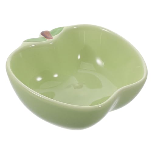 Healeved Hamsterschale Aus Keramik Frettchen Fütterung Füttern Klein Chinchilla Igel Food Bowl Schüssel Essen Haustierwasserschale Hamsterfutternapf Futternapf Für Igel Light Green von Healeved