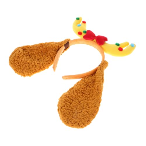 Healeved Hundeohren Stirnband Cosplay Geweih Stirnband Mit Hundeohr Haustier Geweih Stirnband Hundeohren Cosplay Hundeohr Stirnband Erwachsenes Hunde Stirnband Kostüm Für von Healeved