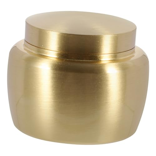 Healeved Kupfer Mini Urne zum Aufbewahren von Luftdichter Kleiner Kanister mit Dicht Schließendem Deckel Vielseitiger Aufbewahrungsbehälter für Räucherpulver Schmuck und Tee Tragbar und Healeved Kupfer Mini Urne zum Aufbewahren von Luftdichter Kleiner Kanister mit Dicht Schließendem Deckel Vielseitiger Aufbewahrungsbehälter für Räucherpulver Schmuck und Tee Tragbar und von Healeved