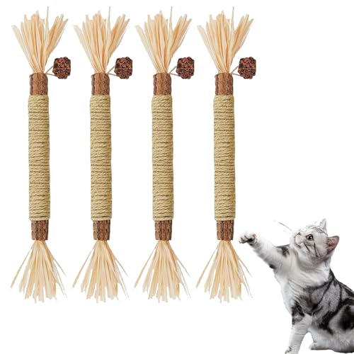 Healife Natürliche Katzenminze Sticks - 4er Pack für Katzen Zahnpflege & frischen Atem - Katzensticks - Katzen Zubehör - Katzenminze Pflanze - Sicher und wirksam - Katzenzubehör Healife Natürliche Katzenminze Sticks - 4er Pack für Katzen Zahnpflege & frischen Atem - Katzensticks - Katzen Zubehör - Katzenminze Pflanze - Sicher und wirksam - Katzenzubehör von Healife