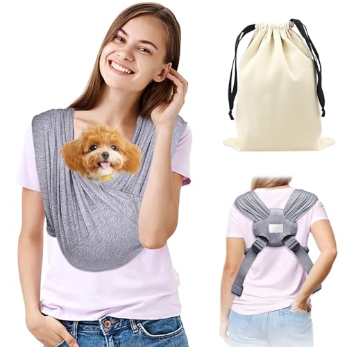 Healife Hunde Tragetasche, Hundetasche für kleine Hunde 5kg, Hundertucksack bis 15 kg, Hundertucksack bis 10kg, Tragetasche Hund, Hundetragetasche bis 10kg - Verstellbarer Riemen von Healife