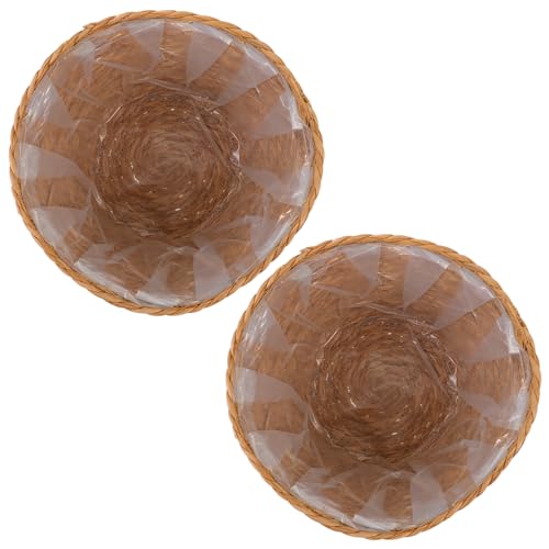Healifty 2 Stück Gewebter Pflanzkorb Strohblumenkorb Für Den Innenbereich Mit Einsatz Rustikales Boho-Stil Bodentöpfe Zimmerdekor Healifty 2 Stück Gewebter Pflanzkorb Strohblumenkorb Für Den Innenbereich Mit Einsatz Rustikales Boho-Stil Bodentöpfe Zimmerdekor von Healifty