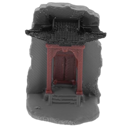 Healifty Miniatur Aquarium Dekoration Chinesische Architektur Statue für Desktop und Aquarien Kreative Mikrolandschaft für Büro und Zuhause von Healifty