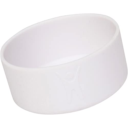 Healthy Human Silikon-Schutzstiefel für Steinflaschen, passend für 907 ml und 1134 ml Flaschen, BPA-frei, rutschfeste Unterseite, Silikonhülle, Weiß von Healthy Human