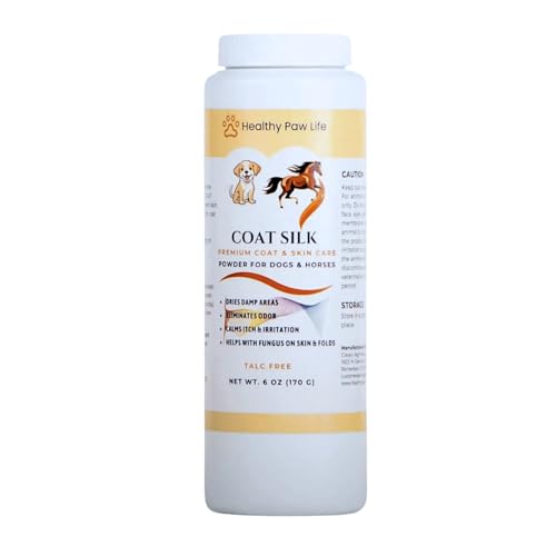 Fellseide, Trockenpulver für Hunde und Pferde, lindert Gerüche und Juckreiz, lindert Regenfäule und Juckreiz, ganzheitliches Mittel und beruhigende Formel, für Hunde und Pferde von Healthy Paw Life