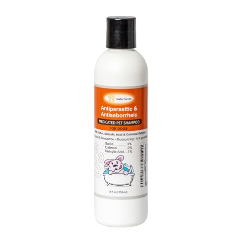 Healthy Paw Life Antiparasitic & Antiseborrheic Dog Shampoo (8 FL oz) von Healthy Paw Life