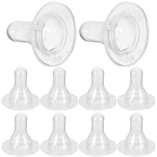 Healvian 10 Stücke Lamm Milch Trinken Silikon Lamm Flasche Schnuller Kuh Milch Trinken Fütterung von Healvian