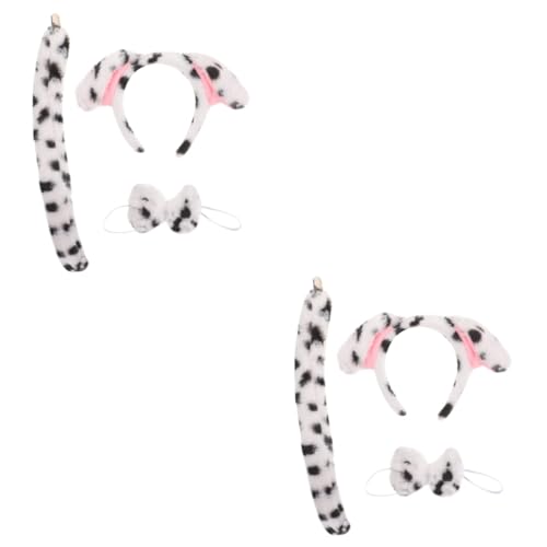 Healvian 2 Sätze Flauschiges Tierkostüm Ohr für Geburtstag Zubehör Hund seidenband ziehschleifenband seidenbänder tierisch Dog Costume Dogs Haarband Schwanzprop Cosplay-Schwanzstütze Plüsch Healvian 2 Sätze Flauschiges Tierkostüm Ohr für Geburtstag Zubehör Hund seidenband ziehschleifenband seidenbänder tierisch Dog Costume Dogs Haarband Schwanzprop Cosplay-Schwanzstütze Plüsch von Healvian
