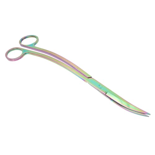 Healvian Aquarienpflanzen Schere Rostfrei Präzise Wasserpflanzen Trimmer Werkzeug Ergonomisch für Kleine Öffnungen Aquarium Zubehör und von Healvian