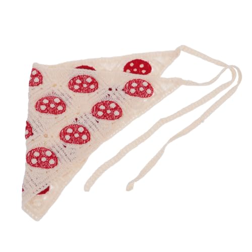 Healvian Gehäkelter Schal Bandana Stirnband Haarschal Für Frauen Bedeckungen Kopftuch Bandanna Kopfwickel Für Schwarze Frauen Lockiges Haar Gefüttertes Haar Weiße Kopfwickel Für von Healvian