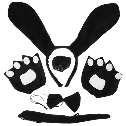 Healvian Hundekostüm Zubehör für Flexiblem Komfortablem Stirnband Weichem Passender Nase und Handschuhen für Party Fasching und Halloween Healvian Hundekostüm Zubehör für Flexiblem Komfortablem Stirnband Weichem Passender Nase und Handschuhen für Party Fasching und Halloween von Healvian