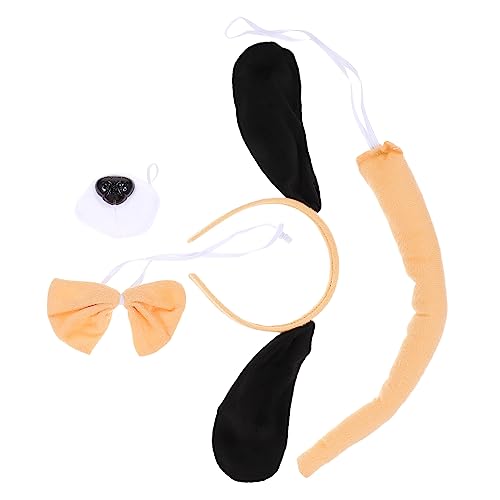 Healvian Hundeohren Stirnband Set mit Falscher Nase und Schleife Leichtes Bequemes Cosplay Kostüm für Tier Verkleidung für Fasching Halloween Fotorequisiten Geburtstagspartys Healvian Hundeohren Stirnband Set mit Falscher Nase und Schleife Leichtes Bequemes Cosplay Kostüm für Tier Verkleidung für Fasching Halloween Fotorequisiten Geburtstagspartys von Healvian