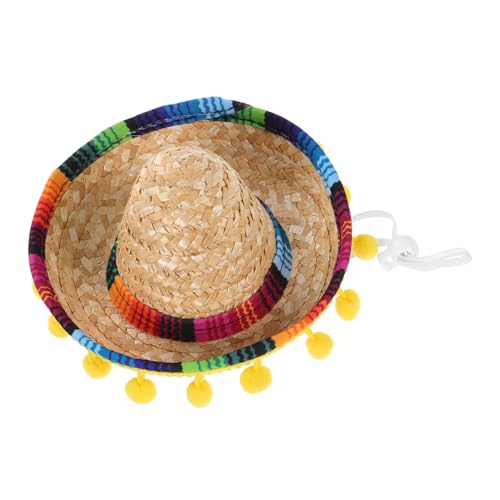 Healvian Sombrero-Stirnband geburtstagsdekoration Mexikanischer Sombrero Mexikanische Partyhüte Mini Hut für Mini-Hut-Haarspangen mexikanisches Stirnband Hund Fedora Polyester Healvian Sombrero-Stirnband geburtstagsdekoration Mexikanischer Sombrero Mexikanische Partyhüte Mini Hut für Mini-Hut-Haarspangen mexikanisches Stirnband Hund Fedora Polyester von Healvian