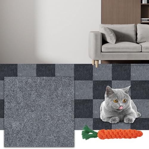 Hearda Kratzbretter Katze, 1 Stück Selbstklebend Katzenkratzbrett Kratzbrett, Quadrat DIY Trimmbarer Kratzpappe für Katzen, Katzenkratz um Katzenkratzern Vorzubeugen Sofa Teppiche (Hellgrau,30x60cm) Hearda Kratzbretter Katze, 1 Stück Selbstklebend Katzenkratzbrett Kratzbrett, Quadrat DIY Trimmbarer Kratzpappe für Katzen, Katzenkratz um Katzenkratzern Vorzubeugen Sofa Teppiche (Hellgrau,30x60cm) von Hearda