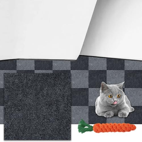 Hearda Kratzbretter Katze, 1 Stück Selbstklebend Katzenkratzbrett Kratzbrett, Quadrat DIY Trimmbarer Kratzpappe für Katzen, Katzenkratz um Katzenkratzern Vorzubeugen Sofa Teppiche (Dunkelgrau,30x60cm) Hearda Kratzbretter Katze, 1 Stück Selbstklebend Katzenkratzbrett Kratzbrett, Quadrat DIY Trimmbarer Kratzpappe für Katzen, Katzenkratz um Katzenkratzern Vorzubeugen Sofa Teppiche (Dunkelgrau,30x60cm) von Hearda