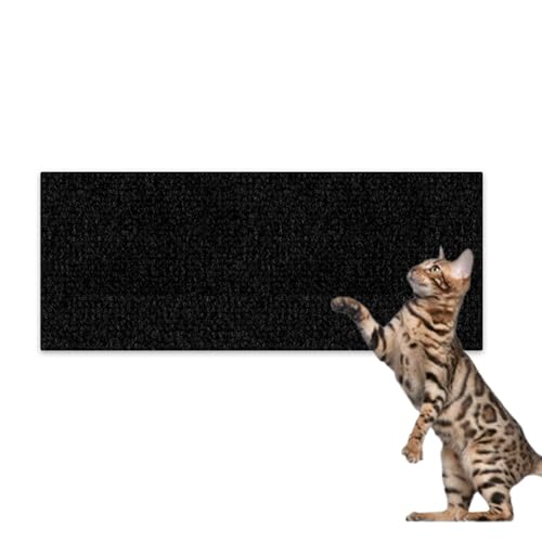 Hearda Kratzbretter Katze, Katzenkratzbrett Kratzbrett Selbstklebend Polyester Kratzpappe für Katzen Katzenkratz um Katzenkratzern Vorzubeugen und Sofa Teppiche Wände zu Schützen (Schwarz,30x100cm) Hearda Kratzbretter Katze, Katzenkratzbrett Kratzbrett Selbstklebend Polyester Kratzpappe für Katzen Katzenkratz um Katzenkratzern Vorzubeugen und Sofa Teppiche Wände zu Schützen (Schwarz,30x100cm) von Hearda