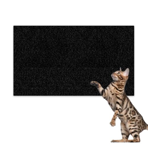 Hearda Kratzbretter Katze, Katzenkratzbrett Kratzbrett Selbstklebend Polyester Kratzpappe für Katzen Katzenkratz um Katzenkratzern Vorzubeugen und Sofa Teppiche Wände zu Schützen (Schwarz,60x100cm) Hearda Kratzbretter Katze, Katzenkratzbrett Kratzbrett Selbstklebend Polyester Kratzpappe für Katzen Katzenkratz um Katzenkratzern Vorzubeugen und Sofa Teppiche Wände zu Schützen (Schwarz,60x100cm) von Hearda