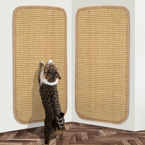 Kratzmatte Katze, 2 Stück Sisal Teppich Katzen Kratzteppich Katzenkratzmatte Kratzbrett Wand,Katzenkratzbretter Kratzmatte für Schützt Teppiche und Sofas 50 x 25 cm Kratzmatte Katze, 2 Stück Sisal Teppich Katzen Kratzteppich Katzenkratzmatte Kratzbrett Wand,Katzenkratzbretter Kratzmatte für Schützt Teppiche und Sofas 50 x 25 cm von Heatail