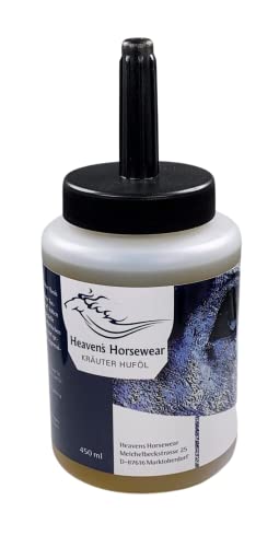 Heaven´s Horsewear Kräüterhuföl für Pferde, Pinseldose 450 ml von Heaven´s Horsewear