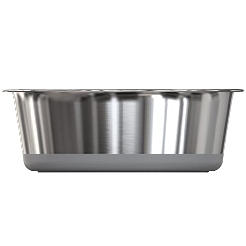 HeavyBowl - 1,1 kg gewichteter Hundenapf – kein Rutschen, kein Kippen – schwerer Edelstahl-Hundenapf mit Silikon-Gummifuß HeavyBowl - 1,1 kg gewichteter Hundenapf – kein Rutschen, kein Kippen – schwerer Edelstahl-Hundenapf mit Silikon-Gummifuß von HeavyBowl