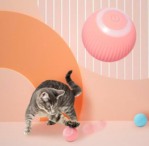 Elektrische Spielball Katze - Intelligenter interaktiver selbstrollender Ball - Spielzeug für Katzen Hund - Katzenspielzeug - von Heble von Heble