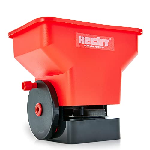 Hecht Handstreuer – Düngestreuwagen – Flexible Streubreite – 3 Liter Streugerät – Universal für den Winterdienst, als Düngerwagen oder Aussaathilfe im Garten für Rasen – kompakter Schleuderstreuwagen Hecht Handstreuer – Düngestreuwagen – Flexible Streubreite – 3 Liter Streugerät – Universal für den Winterdienst, als Düngerwagen oder Aussaathilfe im Garten für Rasen – kompakter Schleuderstreuwagen von Hecht