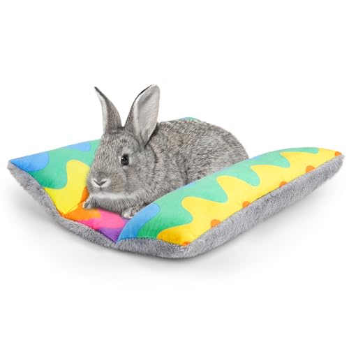 Hedgeink Kaninchenbett, verdicktes und weiches Hasenbett, waschbar, Kuschelkissen, Plüschmatte, doppelseitig, Plüsch, kleine Haustier-Flop-Matte, Baumwollkissen für Kaninchen Hedgeink Kaninchenbett, verdicktes und weiches Hasenbett, waschbar, Kuschelkissen, Plüschmatte, doppelseitig, Plüsch, kleine Haustier-Flop-Matte, Baumwollkissen für Kaninchen von Hedgeink