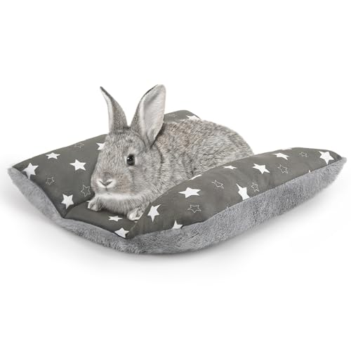 Hedgeink Kaninchenbett, verdicktes und weiches Hasenbett, waschbar, Kuschelkissen, Plüschmatte, doppelseitig, Plüsch, kleine Haustier-Flop-Matte, Baumwollkissen für Kaninchen Hedgeink Kaninchenbett, verdicktes und weiches Hasenbett, waschbar, Kuschelkissen, Plüschmatte, doppelseitig, Plüsch, kleine Haustier-Flop-Matte, Baumwollkissen für Kaninchen von Hedgeink