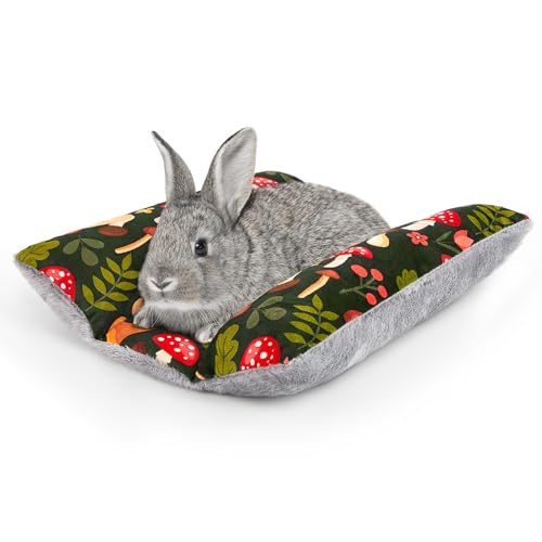 Hedgeink Kaninchenbett, verdicktes und weiches Hasenbett, waschbar, Kuschelkissen, Plüschmatte, doppelseitig, Plüsch, kleine Haustier-Flop-Matte, Baumwollkissen für Kaninchen Hedgeink Kaninchenbett, verdicktes und weiches Hasenbett, waschbar, Kuschelkissen, Plüschmatte, doppelseitig, Plüsch, kleine Haustier-Flop-Matte, Baumwollkissen für Kaninchen von Hedgeink