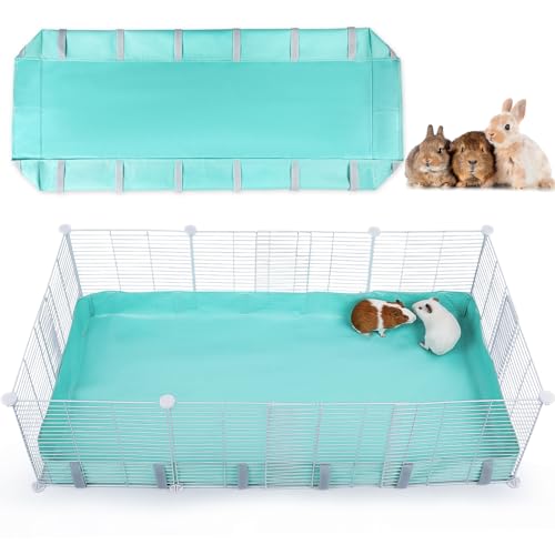 Hedgeink Meerschweinchen-Käfigeinlage mit Klettverschluss, wasserdicht, mit Plane, Käfigeinlage für Hamster, geeignet für C&C-Gitterkäfig, Käfig nicht im Lieferumfang enthalten, für Meerschweinchen Hedgeink Meerschweinchen-Käfigeinlage mit Klettverschluss, wasserdicht, mit Plane, Käfigeinlage für Hamster, geeignet für C&C-Gitterkäfig, Käfig nicht im Lieferumfang enthalten, für Meerschweinchen von Hedgeink