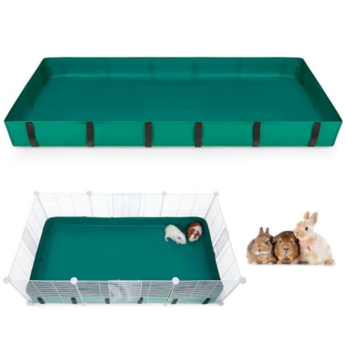 Hedgeink Meerschweinchen-Käfigeinlage mit Klettverschluss, wasserdicht, mit Plane, Käfigeinlage für Hamster, geeignet für C&C-Gitterkäfig, Käfig nicht im Lieferumfang enthalten, für Meerschweinchen Hedgeink Meerschweinchen-Käfigeinlage mit Klettverschluss, wasserdicht, mit Plane, Käfigeinlage für Hamster, geeignet für C&C-Gitterkäfig, Käfig nicht im Lieferumfang enthalten, für Meerschweinchen von Hedgeink