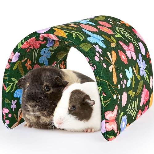 Hedgeink Meerschweinchentunnel, Kaninchentunnel und Verstecke für Kaninchen, waschbar, Meerschweinchen-Haus, Spielzeug, Zubehör, Hamsterhaus für Chinchilla, Frettchen, Hase, Kleintiere, Schmetterling Hedgeink Meerschweinchentunnel, Kaninchentunnel und Verstecke für Kaninchen, waschbar, Meerschweinchen-Haus, Spielzeug, Zubehör, Hamsterhaus für Chinchilla, Frettchen, Hase, Kleintiere, Schmetterling von Hedgeink