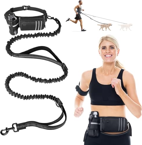 Joggingleine Hunde, Freihändige Hundeleine mit Bauchgurt, Stoßdämpfung, Reflektierend, Doppelgriff für Große Mittelgroße kleine Hunde Joggen Wandern Laufen Joggingleine Hunde, Freihändige Hundeleine mit Bauchgurt, Stoßdämpfung, Reflektierend, Doppelgriff für Große Mittelgroße kleine Hunde Joggen Wandern Laufen von Heelay