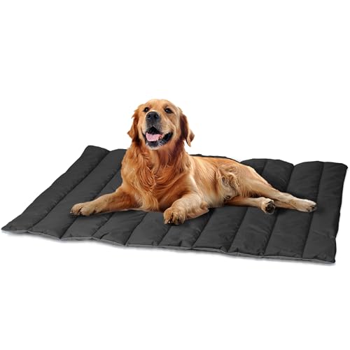 Heeyoo Outdoor-Hundebett, wasserdicht, Camping-Hundebett, maschinenwaschbar und tragbar, Reise-Hundebett, faltbares Outdoor-Haustierbett für kleine, mittelgroße und große Hunde, Outdoor-Hundematte Heeyoo Outdoor-Hundebett, wasserdicht, Camping-Hundebett, maschinenwaschbar und tragbar, Reise-Hundebett, faltbares Outdoor-Haustierbett für kleine, mittelgroße und große Hunde, Outdoor-Hundematte von Heeyoo