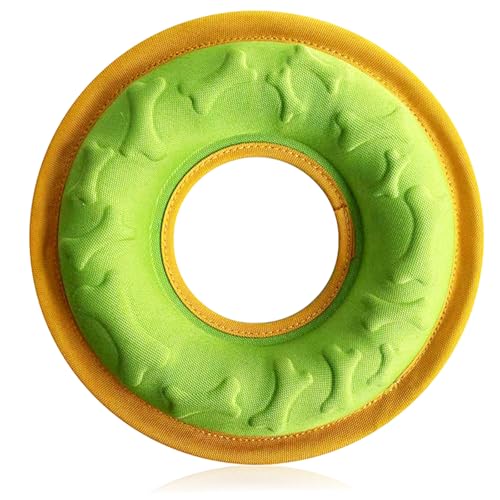 HeiPen Hunde-Frisbee-Spielzeug, wasserfest, schwimmende Scheibe für Wasserspiele und wandelbarer Hundenapf, strapazierfähiges Nylon-Apportierspielzeug für einfaches Fangen, Outdoor-Training und HeiPen Hunde-Frisbee-Spielzeug, wasserfest, schwimmende Scheibe für Wasserspiele und wandelbarer Hundenapf, strapazierfähiges Nylon-Apportierspielzeug für einfaches Fangen, Outdoor-Training und von HeiPen