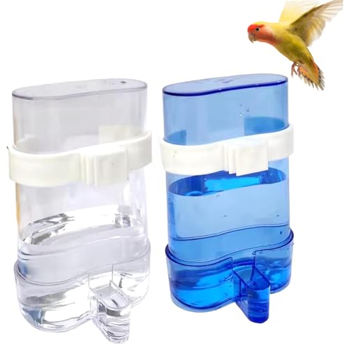 2pcs Papageifutter, automatisch klare Hängevogelfutterhäusch von Heidouse