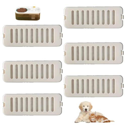 Cat Water Fountain Filter Ersatz, 6PCS -Katzenbrunnenfilterersatz, einfach zu installierende und reinigende Fütterungs- und Bewässerungsversorgung von Heidouse