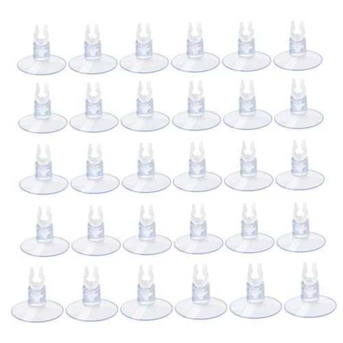 Heidouse 30 Prozent Aquariumsaugne, 4 × 25 mm Plastikfischtanksaugne, Fischtankbehörden für Schildkröte, Frosch von Heidouse