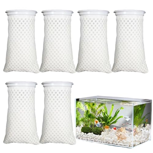 Heidouse 6pcs Filtersocke, 4 Zoll Ring Wabenfiltersocken für Salzwasseraquarium, Süßwasser, Fischtank Heidouse 6pcs Filtersocke, 4 Zoll Ring Wabenfiltersocken für Salzwasseraquarium, Süßwasser, Fischtank von Heidouse