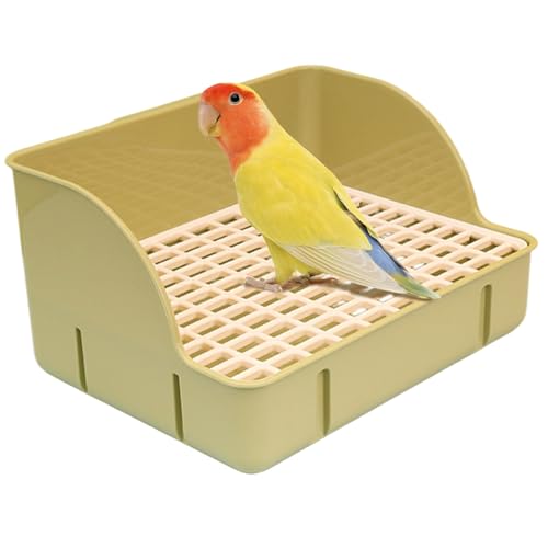 Heidouse Kaninchendrüsenbox Käfigmontage 11x6x9in Plastik Bunny Müllbox Rechteckigspritzer Mehrzweck für Papagei, Hamster, Meerschweinchen, kleines Haustier Heidouse Kaninchendrüsenbox Käfigmontage 11x6x9in Plastik Bunny Müllbox Rechteckigspritzer Mehrzweck für Papagei, Hamster, Meerschweinchen, kleines Haustier von Heidouse