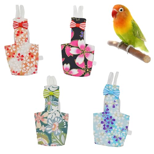 Vogelwindel, 4pcs süße Wiederverwendbare Taubenwindel -Modepraktik Vogelwindel, 4pcs süße Wiederverwendbare Taubenwindel -Modepraktik von Heidouse